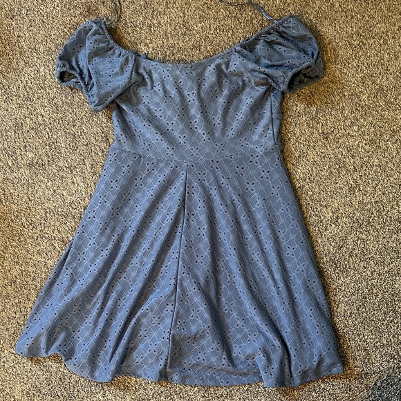 Aeropostale Blue Eyelet Dress - Picture 4 of 4